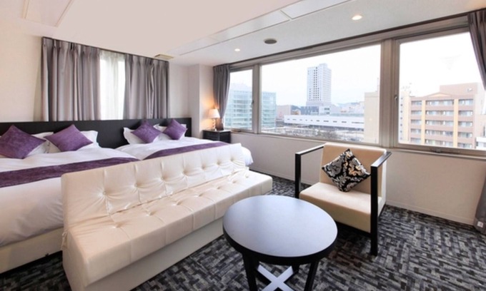 Fukui Hotel | Smoking Deluxe Twin Prepaid Centurion Standa / Fukui Fukui
