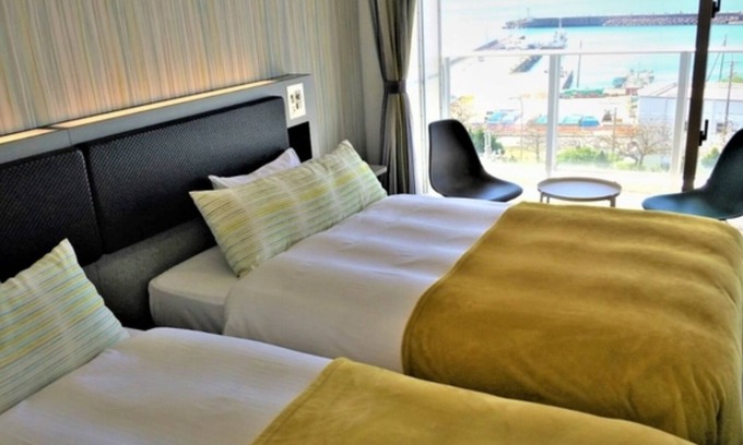Nago Hotel | SmokingOcean View Twin B Breakfast included / Nago Okinawa