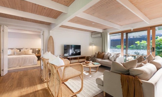 Rosebud Casa | Sol Coastal Retreat | Outdoor Spa and Sauna