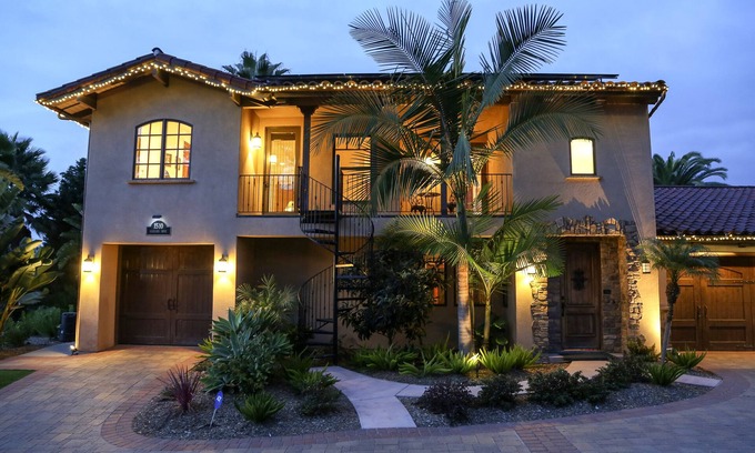Lomas Santa Fe Country Club Villas Casa | Solana Beach Tuscan Villa en campo de golf