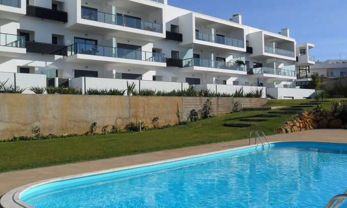 Alvor Apartamento | Solrio, moderno, apartamento de lujo de 1 cama wifi gratuito, UKTV. (9433 / AL)