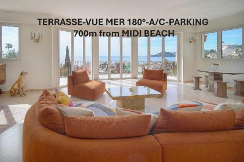 La Croix des Gardes Apartamento | Somptueux 3 chambres vue MER- TERRASSE-PARKING A3B132