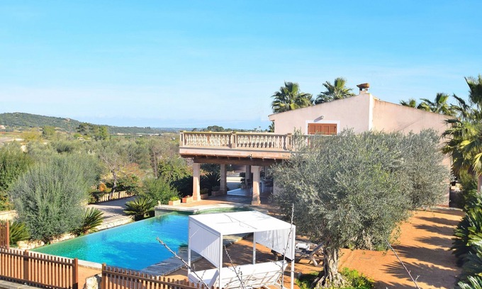 Sineu Villa | Son Arcaines de Can Simó 070 magnífica villa con piscina privada, terraza, ping pong y aire acondicionado