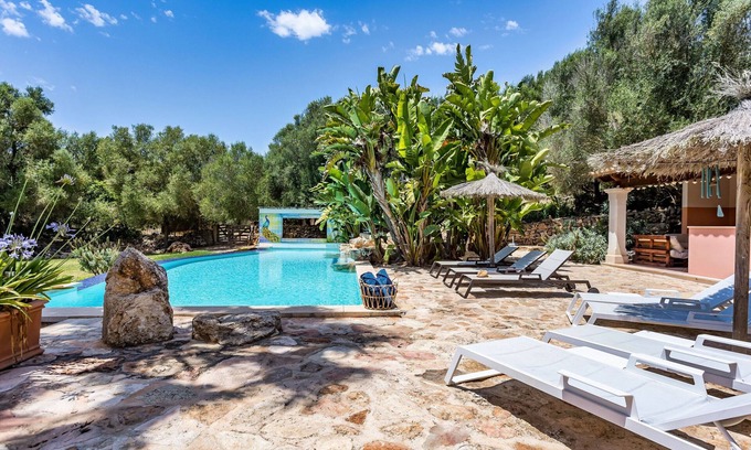 Santanyi Chalet De Esquí | Son Pavo Real Finca idílica con piscina, casa de invitados y gran jardín en Santanyi