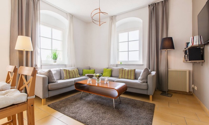 Pirna Apartamento | ¡'Castillo de Sonnenstein' sobre los tejados de Pirna con una vista impresionante!