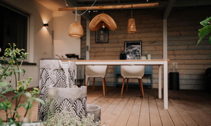 Stromberg Apartamento | SOONWALD Studio mit Terrasse & Whirlpool