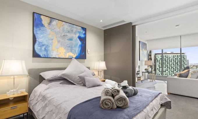 Southbank Apartamento | ✔Sophisticated Designer Condo W River & City Views