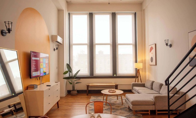 West Philadelphia Apartamento | Sosuite | Studio Loft Gym, Lounge