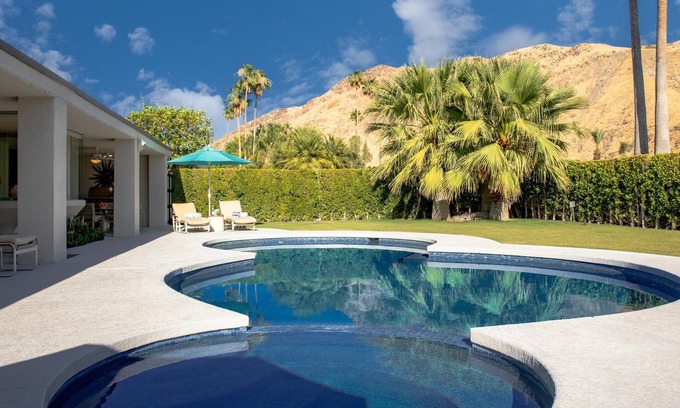 Indian Canyon Casa | Nuevo listado-Vistas a la montaña-Deseable South End