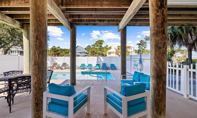 Port St. Joe Casa | Frente al golfo, piscina privada, jacuzzi, excelente para grupos grandes