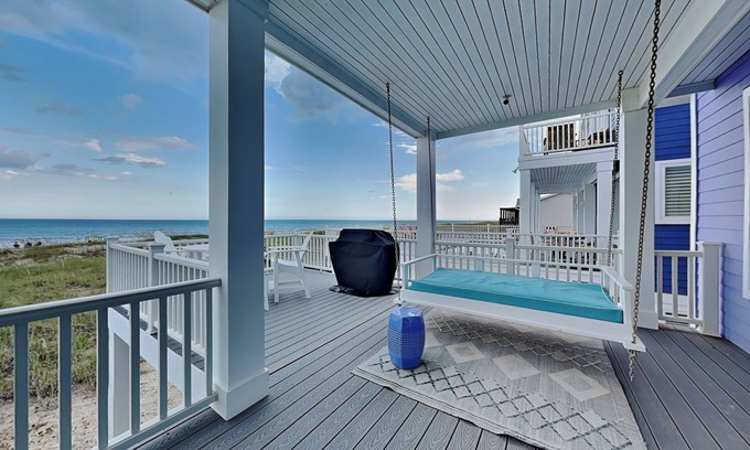 Kure Beach Casa | Southern Comfort | Pet-friendly, Oceanfront
