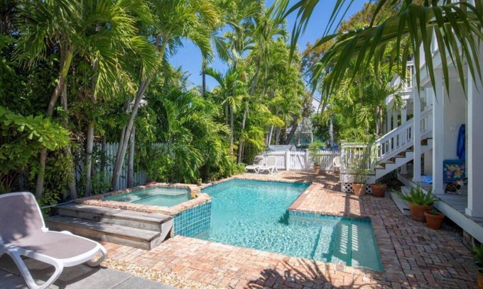 Old Town Casa | Southernmost Seclusion, central to Old Town hot spots. Pool, balconies, parking
