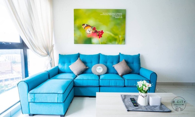Central District Apartamento | Southkey 7pax WIFI (ホ ー ム ス テ イ) @ JB City Homestay