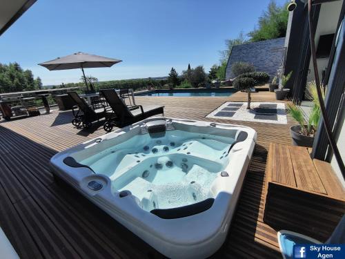 Agen Apartamento | Spa Privatif Terrasse sans vis à vis ,Sky House Agen,
