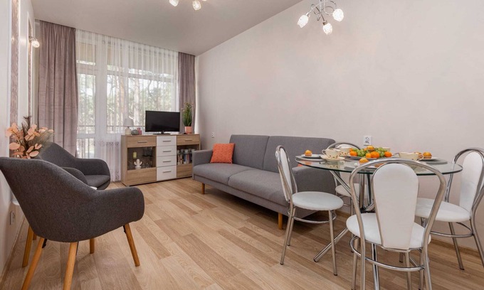 Lukecin Apartamento | Spacerowa 6 | Apartment Łukęcin | Balcony