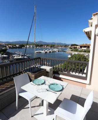 Saint-Cyprien Plage Apartamento | Spacieux Studio 3pers vue marina a St Cyprien