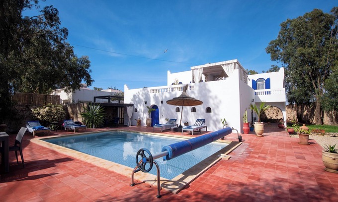 Essaouira Villa | Spacious, elegant and comfortable villa for 8 people with swimming pool air-conditioned rooms
