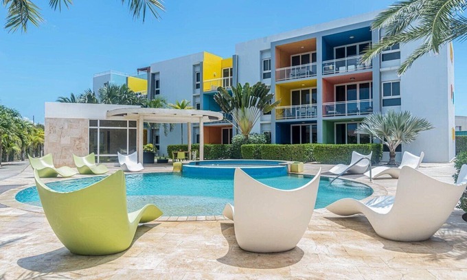 Washington Condominio | Spacious 1-bedroom condo Close To Eagle Beach