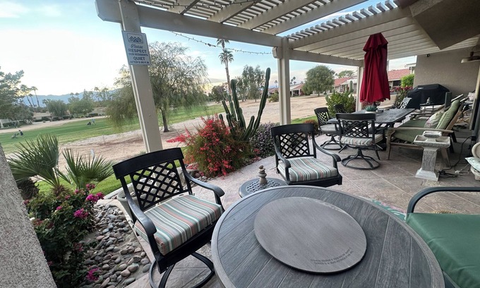 Palm Desert Villa | Spacious 1 BR x 2 BA, Liv. Rm, Full Kitchen Villa w Patio on golf course. VIEWS!