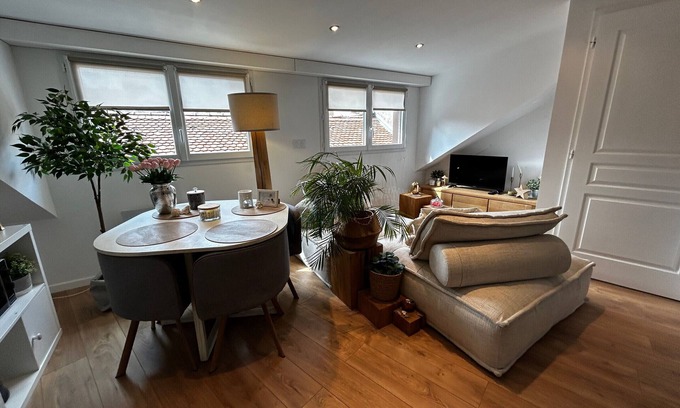 Evian-les-Bains Apartamento | Amplio apartamento de 2 dormitorios en el centro de Evian con opción de parking