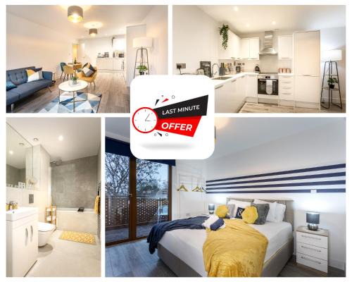 Bushey Apartamento | Spacious 2 BR Apartment - 2 Minutes to Station - 10 Minutes to Harry Potter Studios - 30 Minutes to London Euston - Ideal for Families & Business - Free Parking