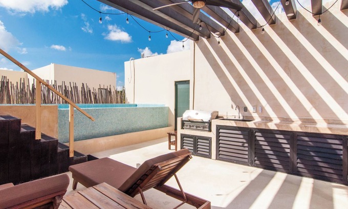 Akumal Condominio | Spacious 3-bdrm condo in gated res., w/ Fitness room, WiFi & Private Plunge Pool