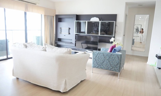 Ratchaprasong Apartamento | Spacious 3 beds 3 baths in heart of Bangkok near BTS Ploenchit & Central Embassy