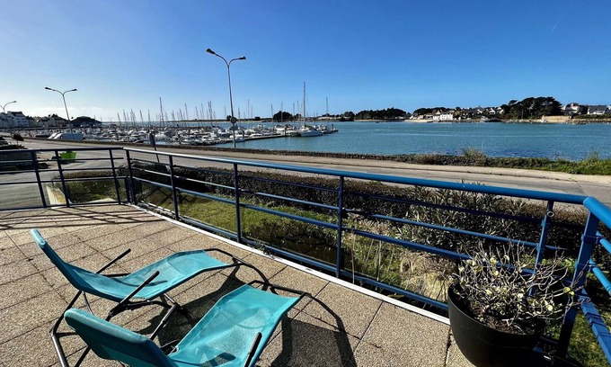 Etel Apartamento | Amplio apartamento 3P en Étel - Terraza - Vista al puerto - Wifi - Parking