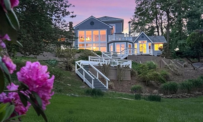 Croom Casa | Spacious 5-Bedroom Waterfront Oasis with Private Dock, Pool and Hot Tub