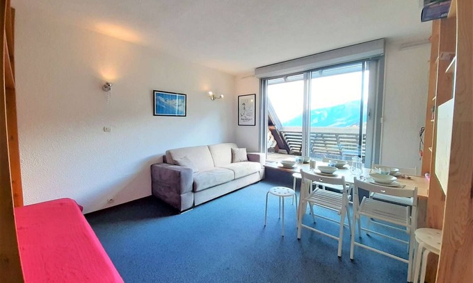 Piau Engaly Apartamento | Estudio Cabina con Vistas, 6 Plazas, Ascensor y Comodidades Completas en Piau-Engaly