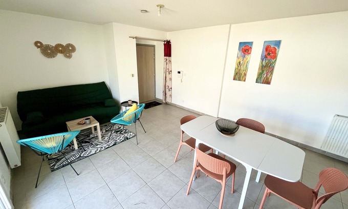 Les Cevennes Apartamento | Spacious accommodation with garden in Montpellier