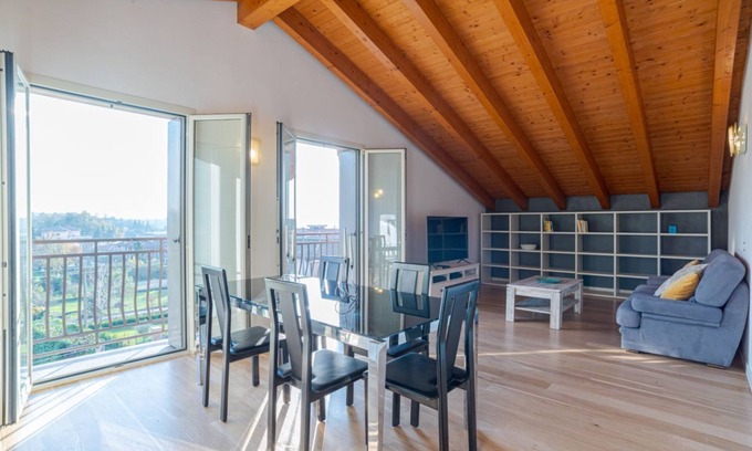 Cesana Brianza Apartamento | Spacious and bright attic among 3 lakes with terrace