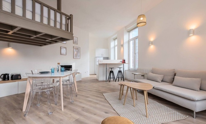 Wazemmes Apartamento | Spacious and bright studio in the center.