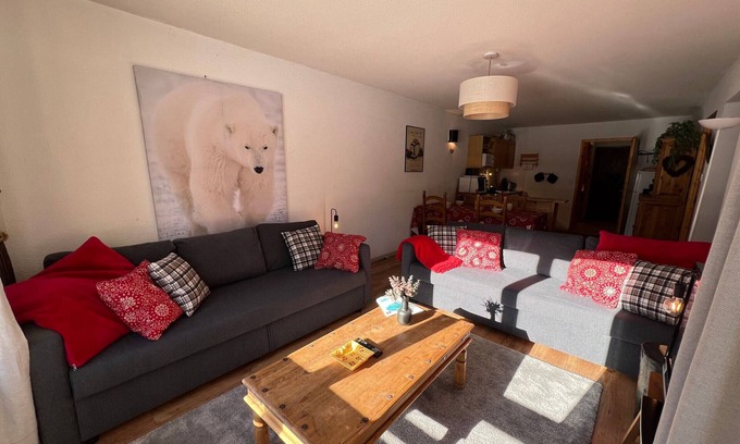 La Salle-les-Alpes Apartamento | Apartamento espacioso, acceso directo al teleférico
