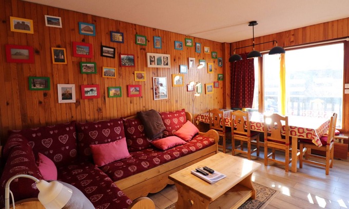 Tignes le Lac Apartamento | Apartamento amplio con balcón cerca de pistas, 8 personas, Tignes Le Lac