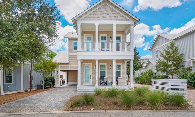 Grayton Beach Casa | ☀️Spacious Balcony-Luxury 30A-Bikes-Pool-Grayton 91