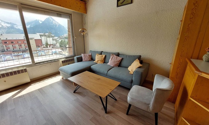 Les Deux Alpes Apartamento | Amplio dúplex para 8 personas, en el centro, a pie de pistas