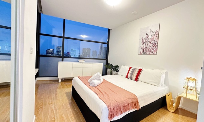 South Melbourne Apartamento | Spacious Family-Sized 2BR Apt Near Crown Casino + CarPark on Site