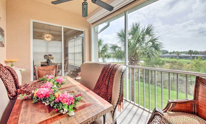 The Plantation Somerset Condominio | Spacious Fort Myers Condo w/ Screened Balcony