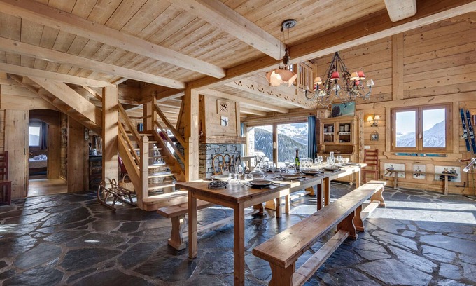 Les Eucherts Chalet De Esquí | Chalet espacioso cerca de las pistas con terraza sur