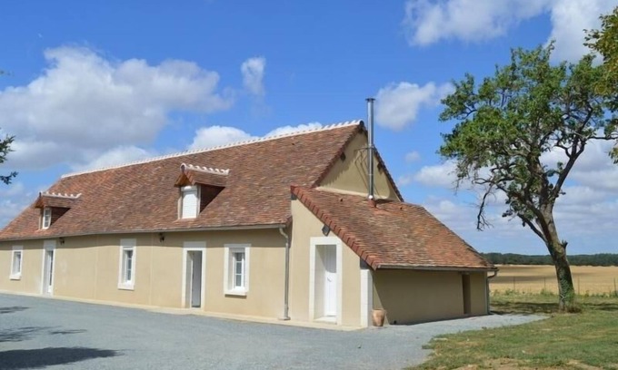 Saint-Pierre-de-Lamps Cabaña | Casa rural espaciosa en el campo para 12 con jardín, cerca de Levroux y el Zoo de Beauval