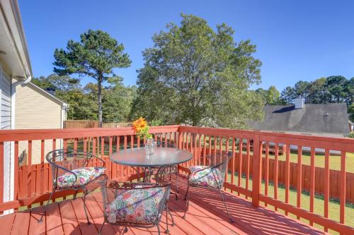 Riverdale Casa | Spacious Georgia Home with Deck, Grills and Fireplace!