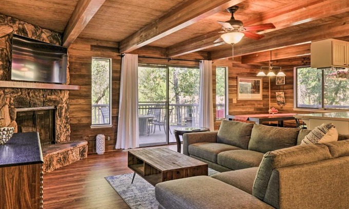 Groveland Casa | Spacious Groveland Cabin with Wraparound Deck!