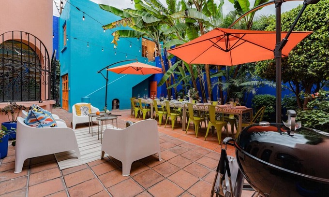 Anahuac Casa | Spacious Home with BBQ, Outdoor Dining & Workspace