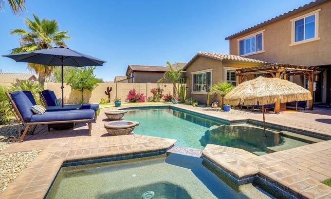 Montecito in Estrella Casa | Spacious Home w/ Backyard Oasis in Goodyear!