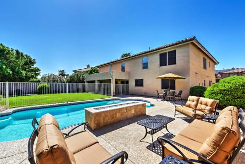 Litchfield Park Casa | Spacious Litchfield Park Home with Yard, Heated Pool