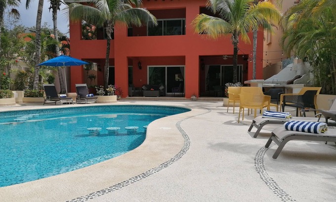 Puerto Aventuras Casa | Precios fantástico para un lujo, espacioso 5 hab Private Villa, 2 niveles Piscina Privada