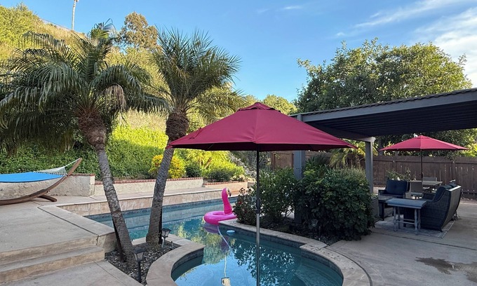 Rancho Penasquitos Casa | Spacious Resort-Style Retreat with Pool, Spa & Park Views - New Listing!