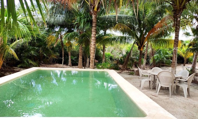 San Benito Casa | Spacious rest house with pool on the Yucatecan coast 2BR