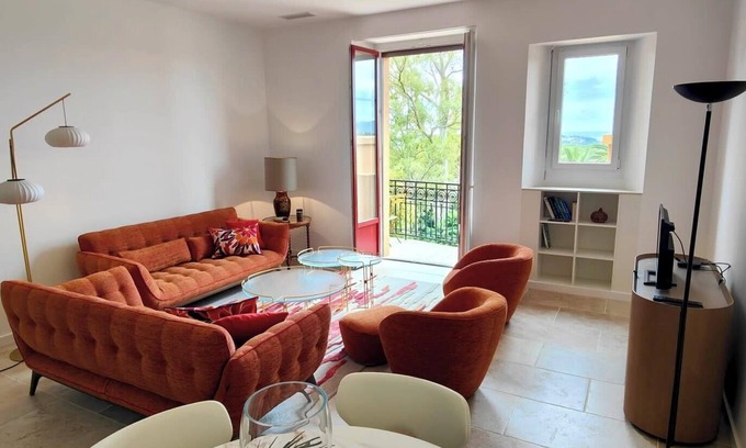 Valescure Apartamento | Spacious T3 with balcony - beautiful sea view